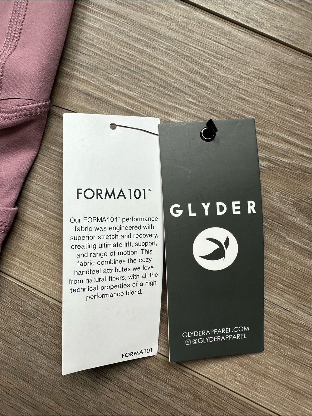 NWT Glyder Women’s High-Waist Leggings in Dusty Pink Size S - Picture 9 of 9